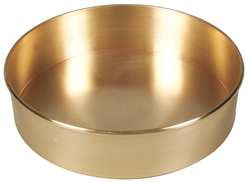 HUMBOLDT MFG CO 5ZPY8 SIEVE BOTTOM PAN 200MM X 50MM BRASS