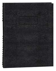 BLUELINE REDA10200EBLK EXECUTIVE NOTEBOOK 11 X 8-1/2 IN BLACK