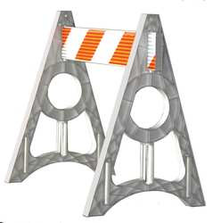 GRAINGER GLOBAL SOURCING 800HDWE100 BARRICADE HARDWARE KIT SILVER