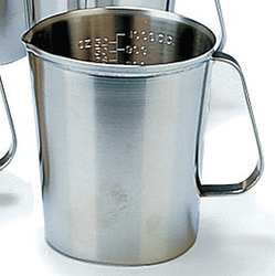 GRAINGER GLOBAL SOURCING 95640 GRADUATED MEASURING CUP,64 OZ,SS