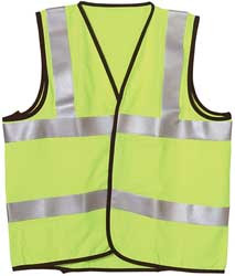 OCCUNOMIX LUX-SSFG/FR-YM FLAME RESIST VEST,CLASS 2,M,YLW