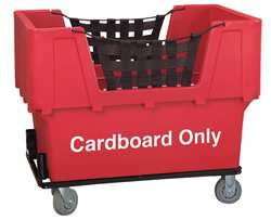 UNITED VISUAL PRODUCTS N1017261RD CARDBD F0178 MATL HANDLING CART CARDBOARD ONLY 