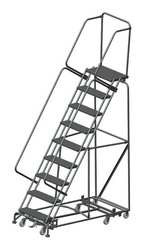 BALLYMORE WA-AD-093214P LOCKSTEP ROLLING LADDER,STEEL,90 IN.H