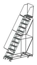 BALLYMORE WA-AD-123214X LOCKSTEP ROLLING LADDER,STEEL,120 IN.H
