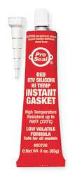 PROSEAL 80726 RTV SILICONE SEALANT,3 OZ TUBE,RED