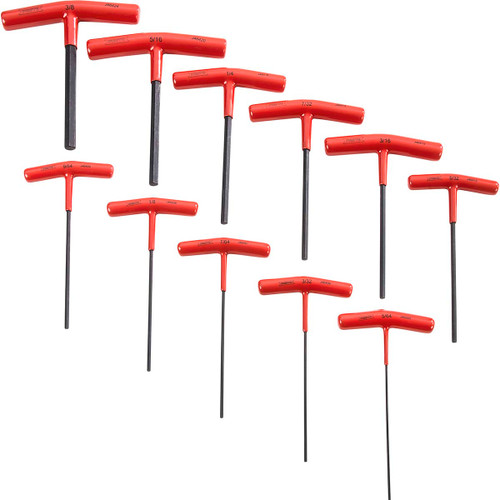 PROTO J4968 PROTO 11 PIECE T-HANDLE HEX KEY SET