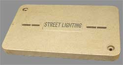 QUAZITE PG1324HA0041 UNDERGROUND ENCLOSURE COVER,23-1/4" L