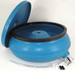 RAYTECH 23-045 VIBRATORY TUMBLER BOWL AND LID,17" DIA.