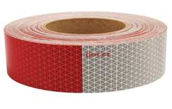REFLEXITE 18811 REFLECTIVE TAPE W 2 IN RED/WHITE