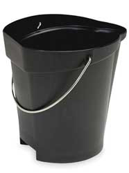 VIKAN 56869 F8439 PAIL 3 GAL. BLACK POLYPROPYLENE