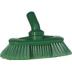 VIKAN 70672 E4126 DECK SPLIT BRISTLE BRUSH GREEN 8 I