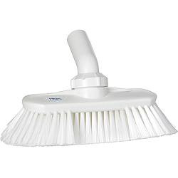 VIKAN 70675 E4126 DECK SPLIT BRISTLE BRUSH WHITE 8 I