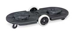 RUBBERMAID COMMERCIAL PRODUCTS FG264600BLA TANDEM BRUTE DOLLY