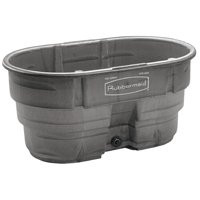 RUBBERMAID COMMERCIAL PRODUCTS 424200BLA 100GALLON BLACK STOCK TANK