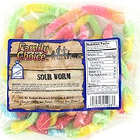 RUCKER'S CANDY 1283 7.5 OZ SOUR WORMS