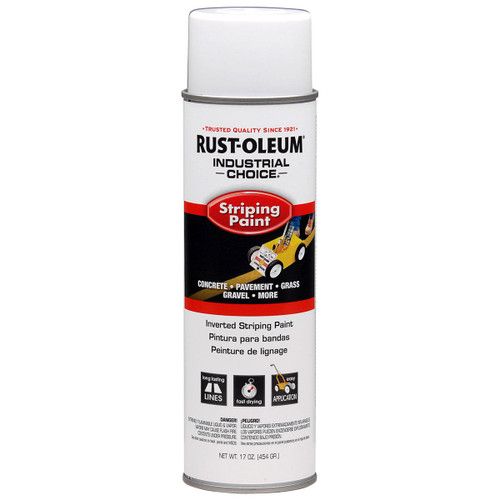 RUST-OLEUM 1691838 STRIPING SPRAY INVRT WHT 18OZ