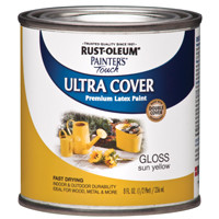 RUST-OLEUM 1945730 PAINT ACRY GLOSS SUN YEL 1/2PT