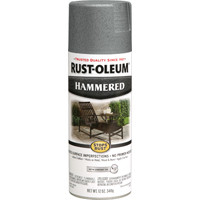 RUST-OLEUM 7214830 PAINT SPRAY HAMMERED GRAY 12OZ