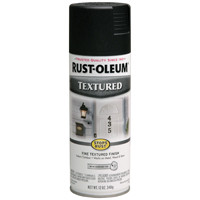 RUST-OLEUM 7220830 PAINT SPRY TEXTURED BLACK 12OZ
