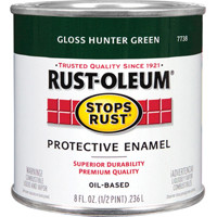 RUST-OLEUM 7738730 PAINT RST OBS HNTR GREEN 1/2PT