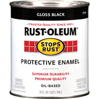RUST-OLEUM 7779504 PAINT RUST OBS GLOSS BLK QUART