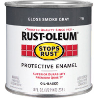 RUST-OLEUM 7786730 PAINT RUST OBS SMKY GRAY 1/2PT