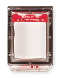 SAFETY TECHNOLOGY INTERNATIONAL STI-1250 PULL STATION GUARD POLYCARBONATE FLUSH