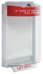 SAFETY TECHNOLOGY INTERNATIONAL STI-13010FR PULL STATION GUARD POLYCARBONATE FLUSH