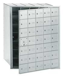 SALSBURY INDUSTRIES 3635AFU 4B+ HORIZONTAL MAILBOX, 35 A DOORS (34 U