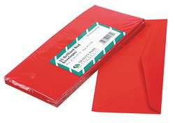 QUALITY PARK QUA11134 INVITATION ENVELOPE RED PAPER PK 25