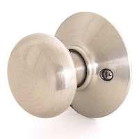 SCHLAGE F170 PLY 619 PLYMOUTH DUMMY KNOB STN NICKEL