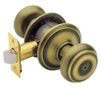 SCHLAGE F40GEO609 GEORGIAN PRIVACY ANTIQUE BRASS
