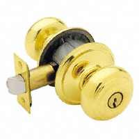 SCHLAGE F51A GEO605KA4 GEORGIAN ENTRY K4 BRIGHT BRASS