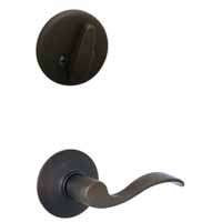 SCHLAGE F59ACC716RH ACCENT INT TRIM RH AGED BRONZE