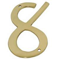 SCHLAGE SC2-3086-605 #8 4IN #8 TRADITION HOUSE NUMBER