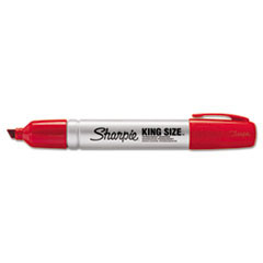 SANFORD CORPORATION 15002 PERMANENT MARKER,CHISEL TIP, RED, DOZEN