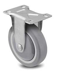 SHEPHERD CASTER PGR60120ZN-TPR33(GG) RIGID PLATE CASTER 300 LB 6 IN DIA
