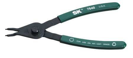 S-K HAND TOOL 7811 RETAINING RING PLIER,0.070" TIP DIA.