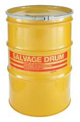 SKOLNIK INDUSTRIES, INC. HM8518Q SALVAGE DRUM OPEN HEAD 85 GAL. YELLOW