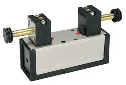 SPEEDAIRE 3FFY2 SOLENOID AIR CONTROL VALVE 4-WAY 3-POS