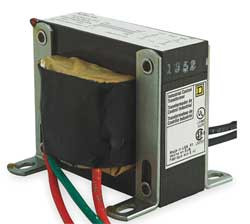 SQUARE D 9070EL2D9 TRANSFORMER CTRL IN 480V OUT 120V 100VA
