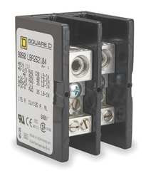 SQUARE D 9080LBA262101 DISTRIBUTION BLOCK STANDARD 600 VAC 175A