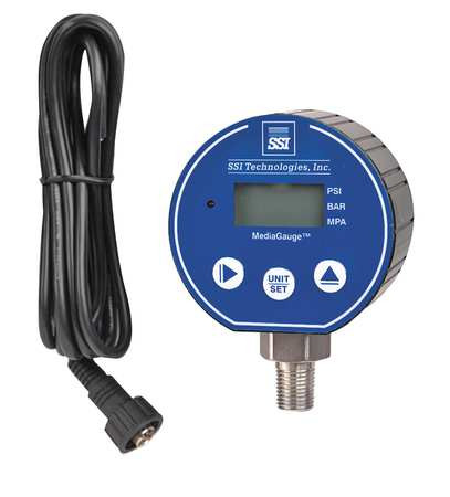 SSI MG-100-A-MD-R DIGITAL PRESSURE GAUGE 100 PSI MG-MD