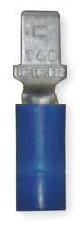 TYRAP 14RBD-187 MALE DISCONNECT BLUE 16 TO 14 AWG PK 100