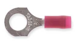 STA-KON RA18-14 RING TERMINAL 1/4 22-16 AWG RED PK100