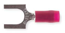 STA-KON RA18-14F FORK TERMINAL RED 22 TO 16 AWG PK100