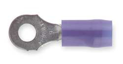 STA-KON RB14-6 RING TERMINAL #6 18 TO 14 AWG BLUE PK100