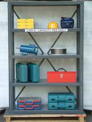 STRONG HOLD 2448-72 SHELVING UNIT 72INH 48INW 24IND