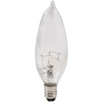 SYLVANIA 15W/CLR/CAN/TWST2 BULB DCRTV CLR CDLBRA B10 15W
