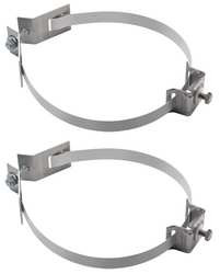 TAPCO 037-00011 SIGN MOUNTING BRACKETS,SILVER,SS,PR